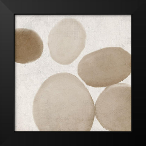 Geo Gold 1 Black Modern Wood Framed Art Print by Allen, Kimberly