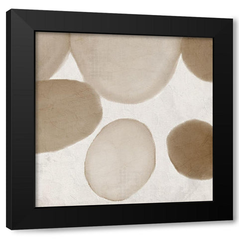 Geo Gold 2 Black Modern Wood Framed Art Print with Double Matting by Allen, Kimberly