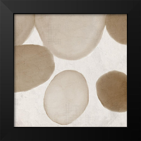 Geo Gold 2 Black Modern Wood Framed Art Print by Allen, Kimberly