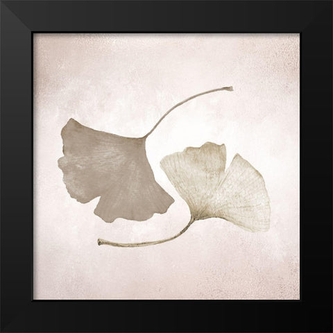 Ginkgo 2 Black Modern Wood Framed Art Print by Allen, Kimberly