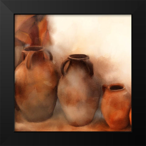 Claymaker Black Modern Wood Framed Art Print by Allen, Kimberly