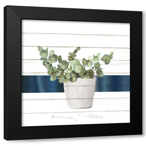Pots 1 Black Modern Wood Framed Art Print by Allen, Kimberly