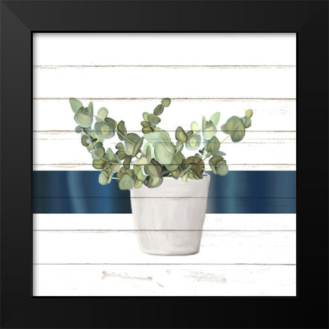 Pots 1 Black Modern Wood Framed Art Print by Allen, Kimberly