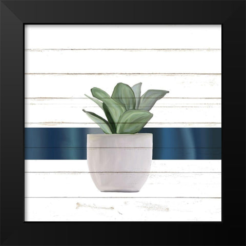 Pots 2 Black Modern Wood Framed Art Print by Allen, Kimberly