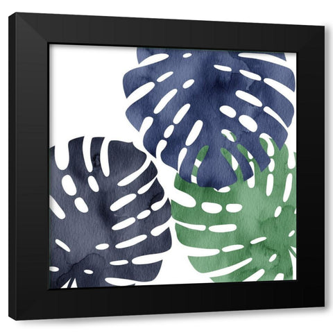 Shades 2 Black Modern Wood Framed Art Print with Double Matting by Allen, Kimberly