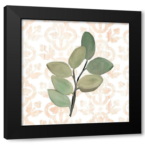 Pattern Branch 2 Black Modern Wood Framed Art Print by Allen, Kimberly