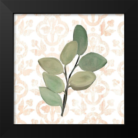 Pattern Branch 2 Black Modern Wood Framed Art Print by Allen, Kimberly