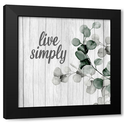 Well and Simply 2 Wood Black Modern Wood Framed Art Print by Allen, Kimberly