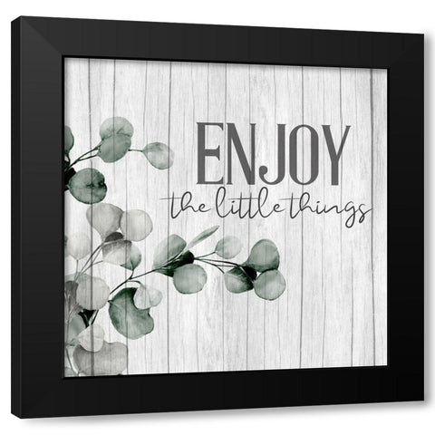 Enjoy Branches Wood Black Modern Wood Framed Art Print by Allen, Kimberly