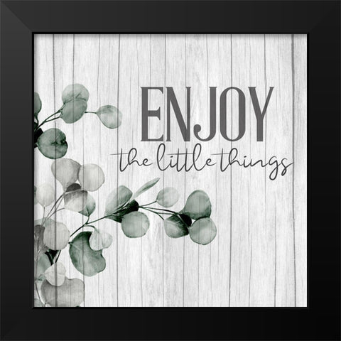 Enjoy Branches Wood Black Modern Wood Framed Art Print by Allen, Kimberly
