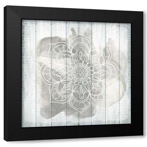 Watercolor 1 Black Modern Wood Framed Art Print with Double Matting by Allen, Kimberly