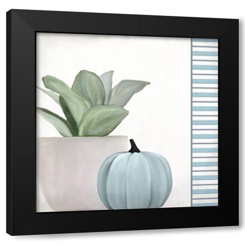 Pumpkin Pot 2 Black Modern Wood Framed Art Print by Allen, Kimberly