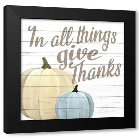 In All Things Black Modern Wood Framed Art Print with Double Matting by Allen, Kimberly