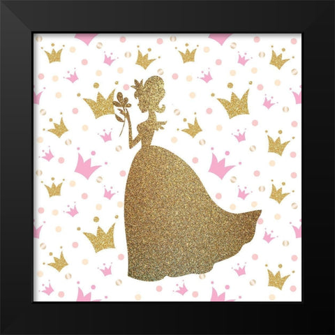 Princess Dreams 3 V2 Black Modern Wood Framed Art Print by Allen, Kimberly