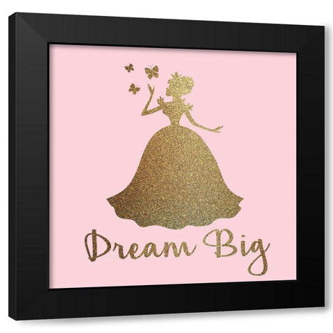 Princess Dreams 2 V2 Black Modern Wood Framed Art Print by Allen, Kimberly