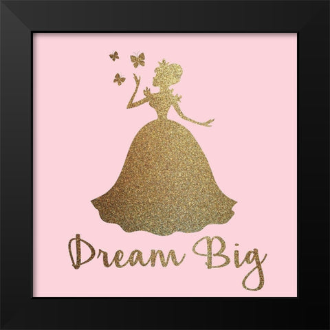Princess Dreams 2 V2 Black Modern Wood Framed Art Print by Allen, Kimberly