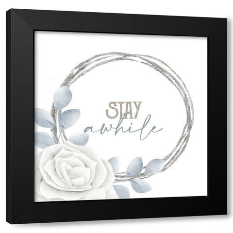 Grateful 5 Black Modern Wood Framed Art Print with Double Matting by Allen, Kimberly