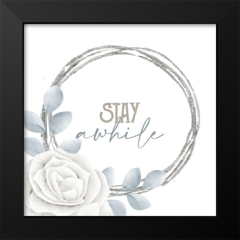 Grateful 5 Black Modern Wood Framed Art Print by Allen, Kimberly