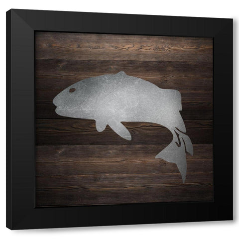 Jump 2 Black Modern Wood Framed Art Print with Double Matting by Allen, Kimberly