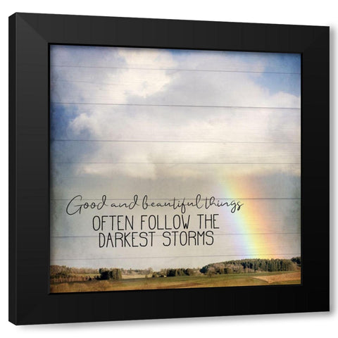 After the Storm Black Modern Wood Framed Art Print by Allen, Kimberly