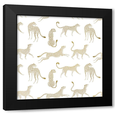 On the Hunt 1 Black Modern Wood Framed Art Print with Double Matting by Allen, Kimberly