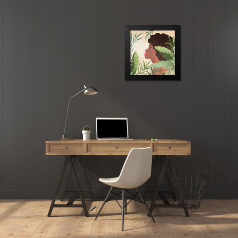 Serene 2 Black Modern Wood Framed Art Print by Allen, Kimberly