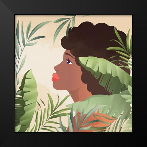 Serene 2 Black Modern Wood Framed Art Print by Allen, Kimberly