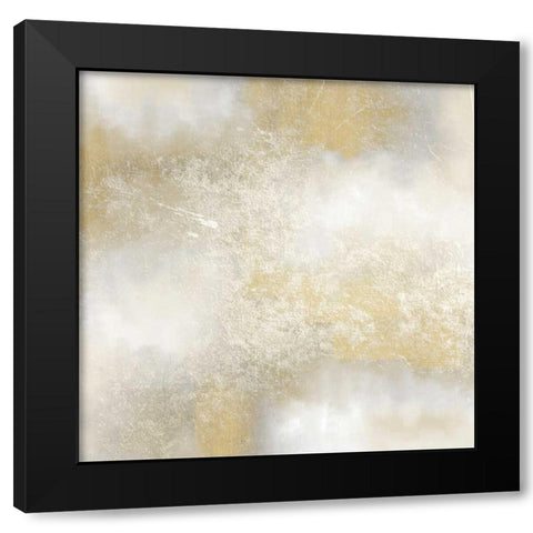 Golden Lights Black Modern Wood Framed Art Print by Allen, Kimberly