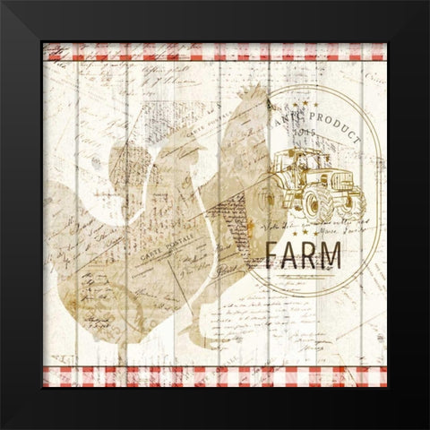 Farm Fresh Black Modern Wood Framed Art Print by Allen, Kimberly