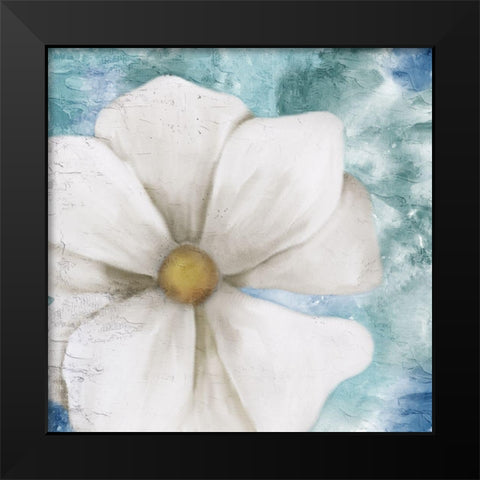 On Teal 1 Black Modern Wood Framed Art Print by Allen, Kimberly