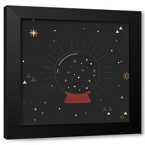 Mystic 1 Black Modern Wood Framed Art Print by Allen, Kimberly