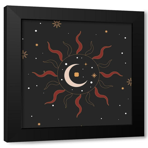 Mystic 2 Black Modern Wood Framed Art Print by Allen, Kimberly