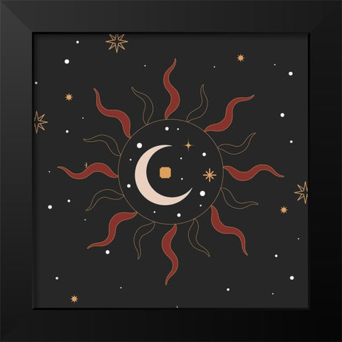 Mystic 2 Black Modern Wood Framed Art Print by Allen, Kimberly