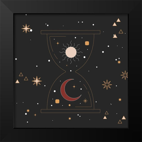 Mystic 3 Black Modern Wood Framed Art Print by Allen, Kimberly
