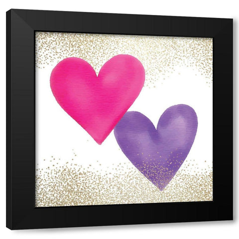 A Girl 3 Black Modern Wood Framed Art Print by Allen, Kimberly