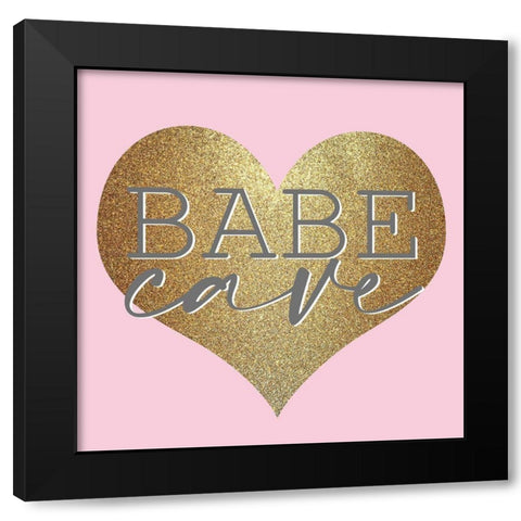 Fashionista 4 Black Modern Wood Framed Art Print with Double Matting by Allen, Kimberly
