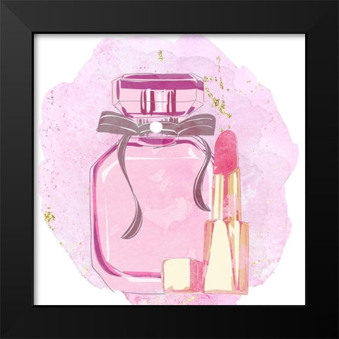 Fashionista 9 V2 Black Modern Wood Framed Art Print by Allen, Kimberly