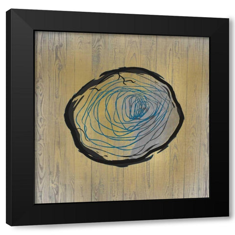 Country Minerals 4 Black Modern Wood Framed Art Print by Allen, Kimberly