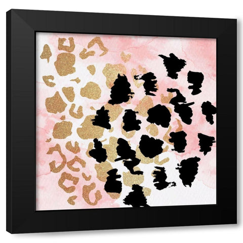 Glam Animal 3 Black Modern Wood Framed Art Print by Allen, Kimberly