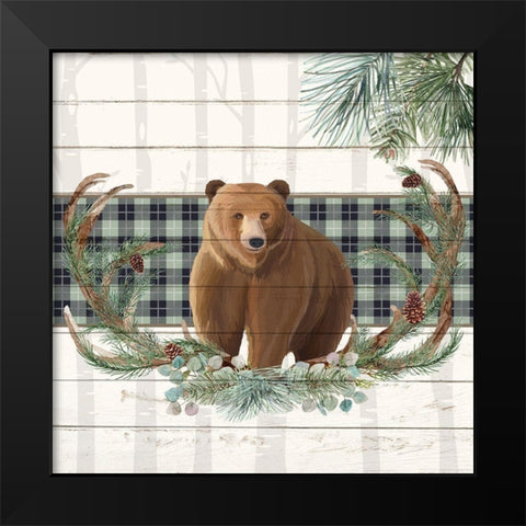 Forest 1 Black Modern Wood Framed Art Print by Allen, Kimberly