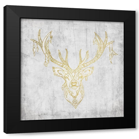 Wild 3 Black Modern Wood Framed Art Print with Double Matting by Kimberly, Allen