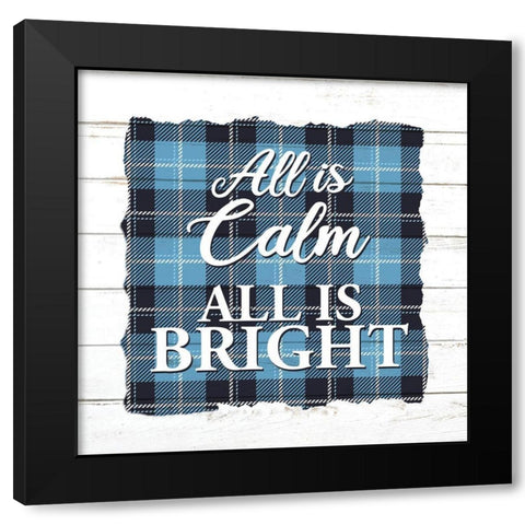 Winter Snow 2 Black Modern Wood Framed Art Print by Allen, Kimberly