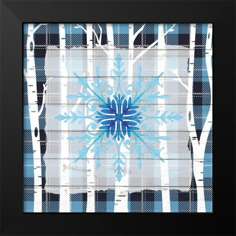 Winter Snow 3 Black Modern Wood Framed Art Print by Allen, Kimberly