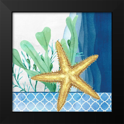 Bayside 2 Black Modern Wood Framed Art Print by Allen, Kimberly
