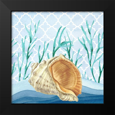 Bayside 4 Black Modern Wood Framed Art Print by Allen, Kimberly