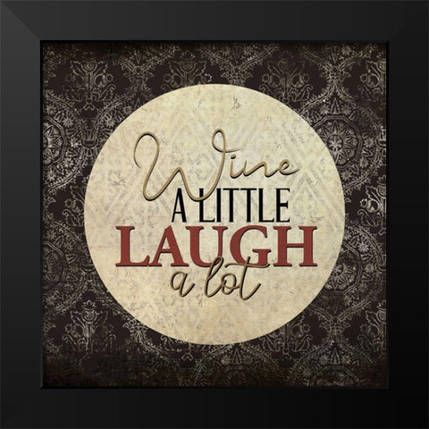 Vineyard View 10 Black Modern Wood Framed Art Print by Allen, Kimberly