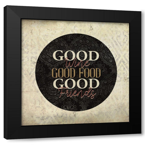 Vineyard View 11 Black Modern Wood Framed Art Print by Allen, Kimberly