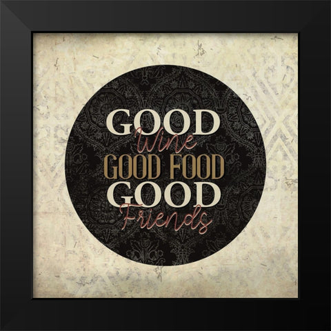 Vineyard View 11 Black Modern Wood Framed Art Print by Allen, Kimberly