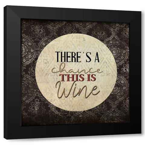 Vineyard View 12 Black Modern Wood Framed Art Print with Double Matting by Allen, Kimberly