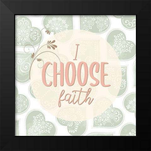 My Heart 2 Black Modern Wood Framed Art Print by Allen, Kimberly